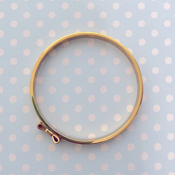Kate Spade Gold Take A Bow Bangle Bracelet